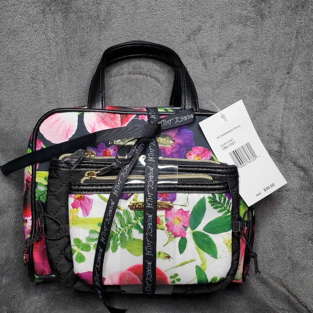 Betsey Johnson 3 Piece Weekender